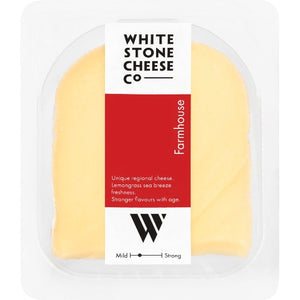 Retail pack of 110g Whitestone Farmhouse cheese