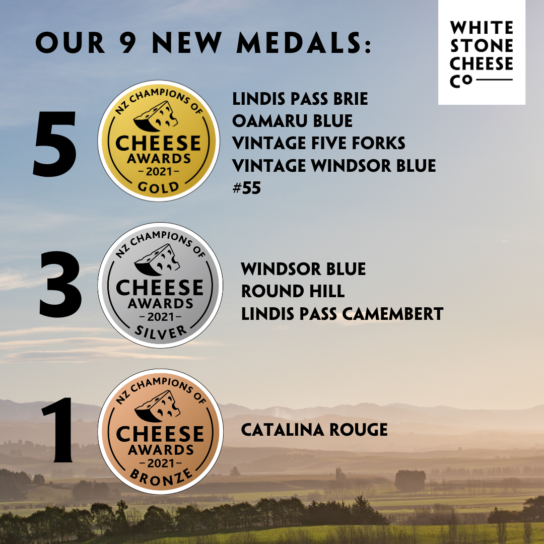 9 new medals at the NZ Cheese Awards!