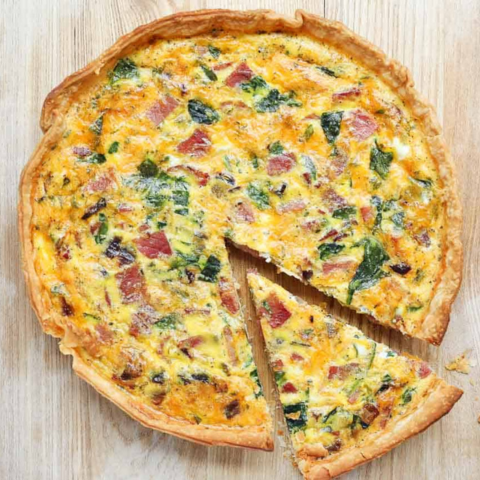 Impossible to fail Quiche with Round Hill