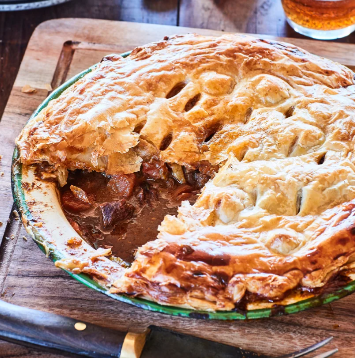 Highland Blue Cheese and Steak Pie
