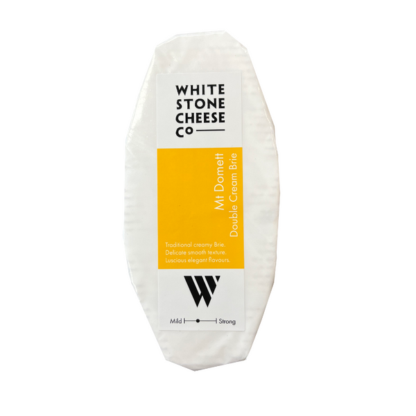 Mt Domett Double Cream Brie 190g Oval
