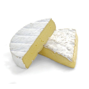 Mt Domett Double Cream Brie cut wedge