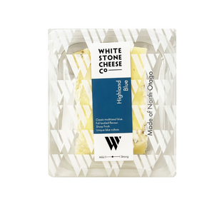 Retail pack of Whitestone Cheese Highland Blue 110g