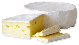 Probiotic Brie cut into slices